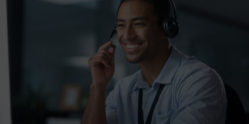 X-Rite Service Support Representative with Headset