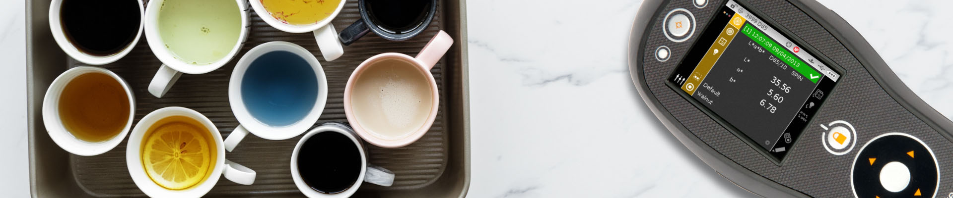 Colorful Cup of Tea Choosing the Right Color Measurement Device