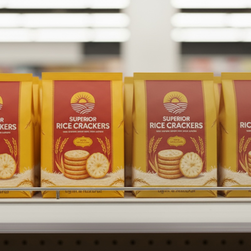 Rice Cracker Shelf Off